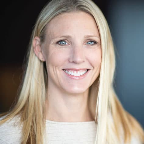 A portrait of Thorn CEO, Julie Cordua.