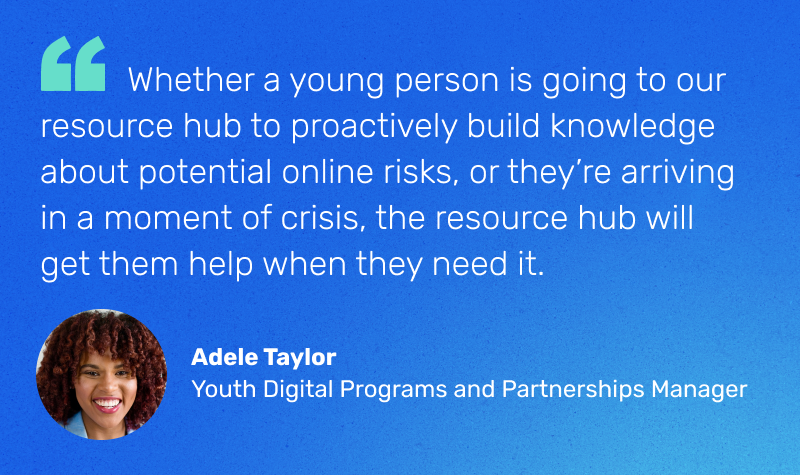 Quote from Adele Taylor, Program Manager.