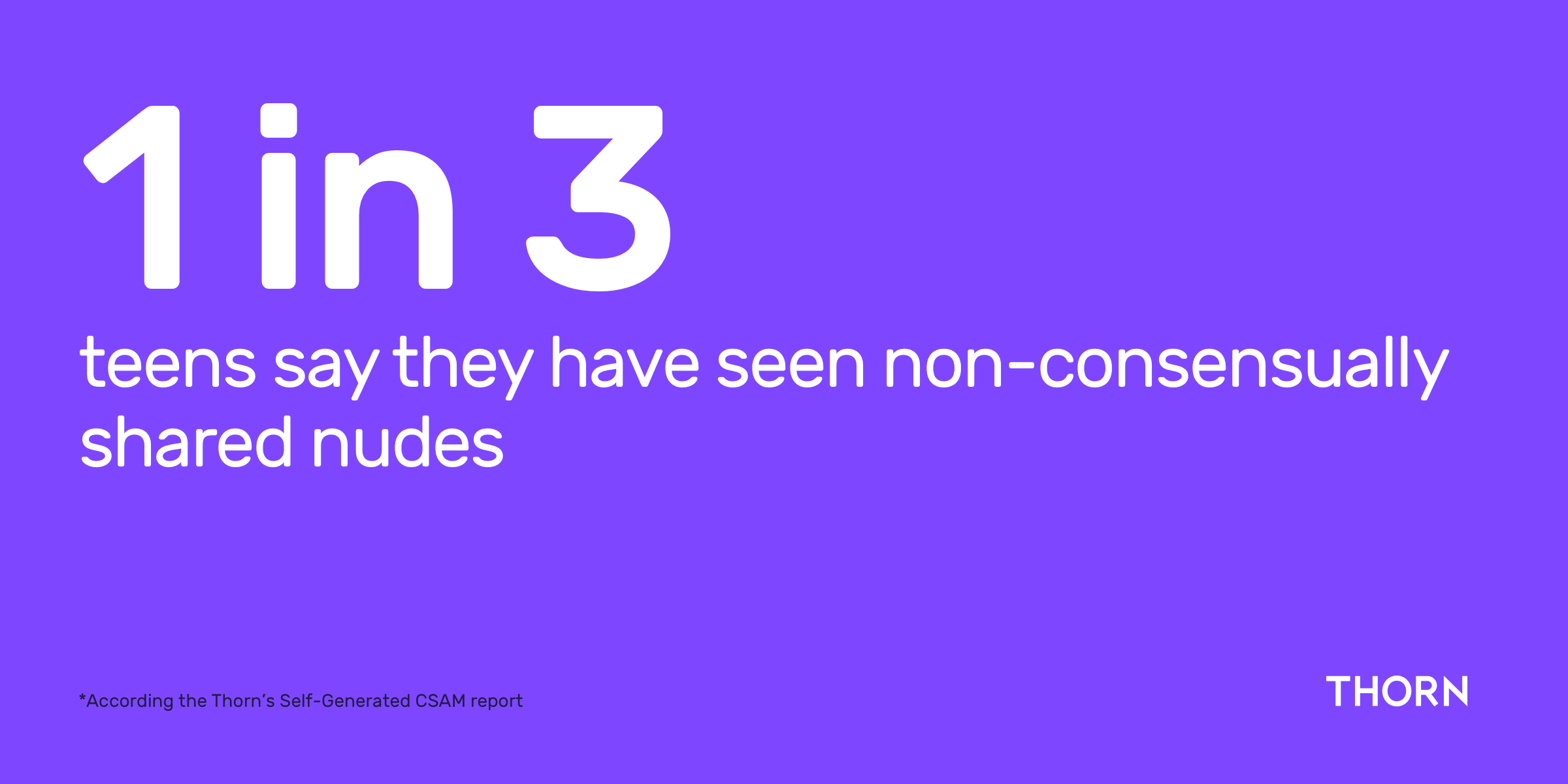 1 in 3 teens have seen non-consensually shared nudes.